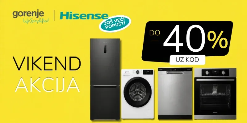 alles-vikend akcija-najveći popusti-gorenje-hisense